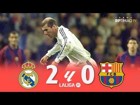 Real Madrid 2 x 0 Barcelona ● La Liga 01/02 Extended Goals & Highlights ᴴᴰ