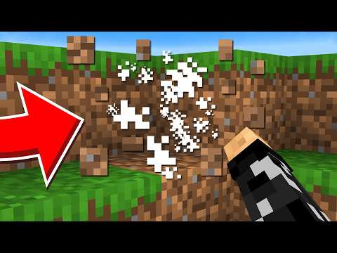 Minecraft, but blocks don't drop items