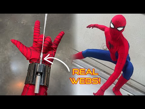 I Made a Spider-Man Suit with Real Web Shooters (+ How to Make Spider-Man Web Fluid)