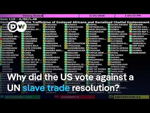 United Nations declares slave trade 'gravest crime against humanity' | DW News