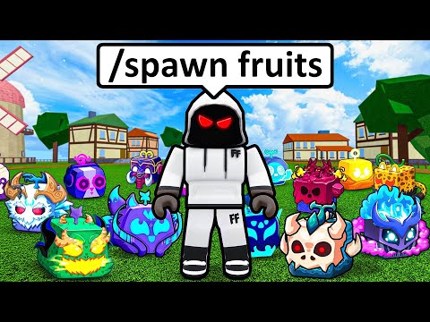 I Got ADMIN COMMANDS In Blox Fruits..
