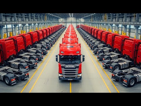 How Scania Produces Heavy‑Duty Trucks Daily | Inside the European Truck Factory (Full Process)