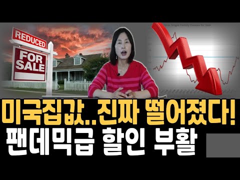 미국 집값...진짜 떨어졌다!팬데믹급 가격 인하 시작,미국 집값 폭락? 캘리포니아,뉴욕,시카고 대도시 중심 큰 폭 조정,미친 미국월세,미국재산세,미국 렌트비,미국이민,미국생활단점,