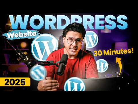 Ultimate WordPress Tutorial 2025: Build Your Site in Just 40 Minutes! 🔥