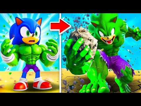 Upgraded Sonic to Hulk Sonic in GTA 5 Online