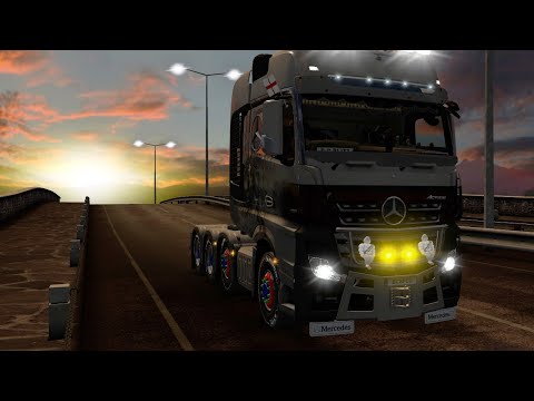 Euro Truck Simulator 2 / Black Country Blitz PC Gaming / TrackIR / Fanatec CSW