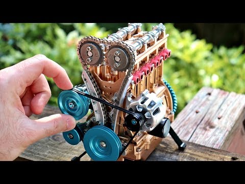 4 Cylinder Model Engine Build - All Metal Mini Engine