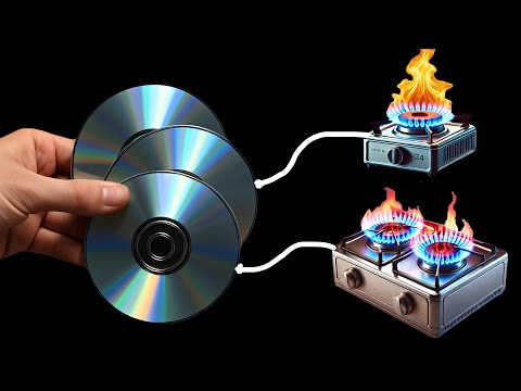 Free Cooking Gas for Life from Old CDs