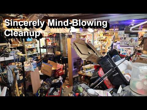 Sincerely, the Craziest Basement Declutter You'll Ever See