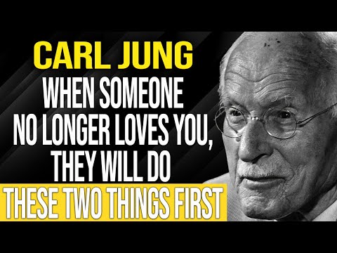 When someone loses love for you, they will do these two things first - Carl Jung