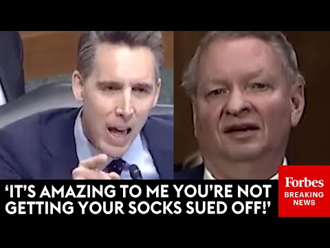 'You've Lied To Them, Have You Not?!': Josh Hawley Takes No Prisoners In Hearings | 2025 Rewind