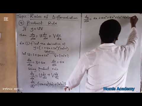 Product Rule Of Differentiation