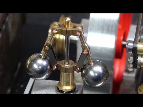 HOW A STEAM ENGINE GOVERNOR WORKS #963 tubalcain RETROL flyball