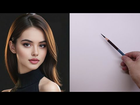 Master these methods to easily draw realistic portraits for beginners | Portrait Drawing Tutorial