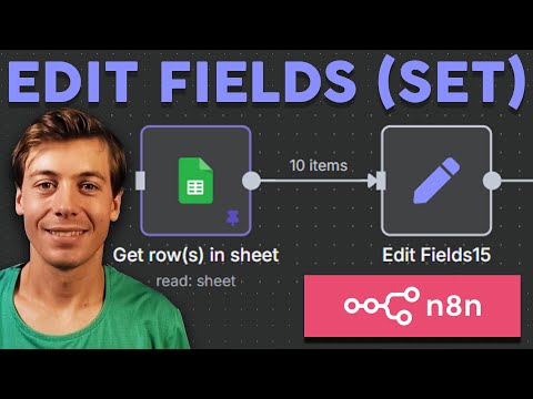 n8n Edit Fields Set Node: Transform Data Like a Pro