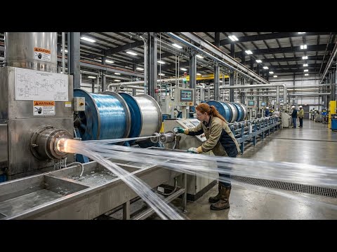 Inside the Largest Fishing Line Processing Facility – 200-Pound Test Line Production