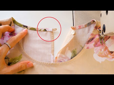 ✅ [Beautiful And Neat] No One Teaches You To Sew Bias Tape For Neckline Perfectly In This Way