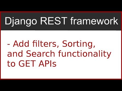 11 | Add filters, sorting and search in GET APIs using Django Rest Framework  | by Hardik Patel