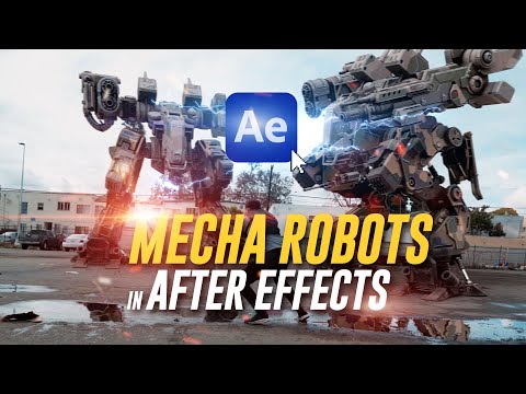 Robots Fight in Los Angeles! (After Effects SCI-FI Tutorial)