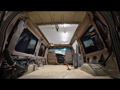 DIY Wood Roof Raise Van Build | pt. 1