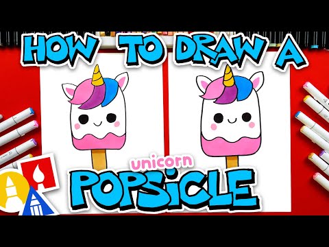 How To Draw A Unicorn Popsicle