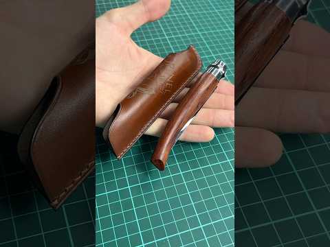 Leather case for Opinel Knife by #wildleathercraft