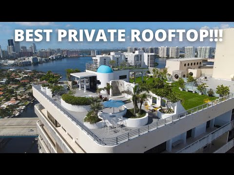 INSIDE A TWO STORY PENTHOUSE WITH A PRIVATE GARDEN ROOFTOP!!