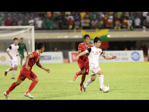 Highlights: U19 Vietnam 3-4 U19 Myanmar (Hassanal Bolkiah Trophy 2014) - 23/08/2014