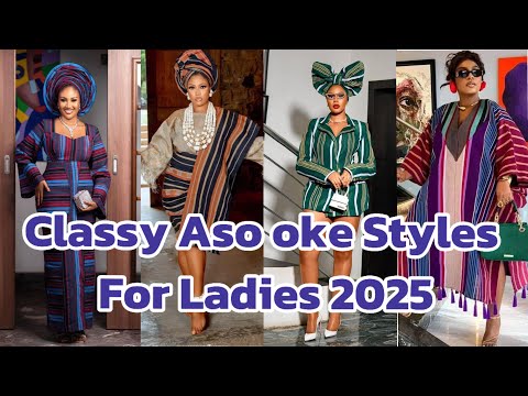 Classy Aso oke Styles For Ladies 2025