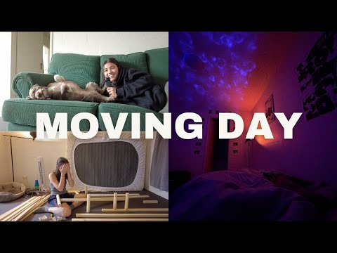 moving in alone - unpacking my life, shopping and building furniture by myself