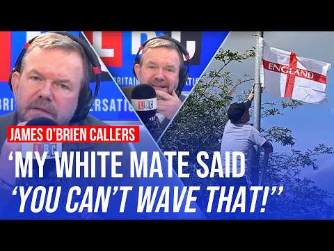 James O’Brien callers: are England flags a ‘symbol of racism’?