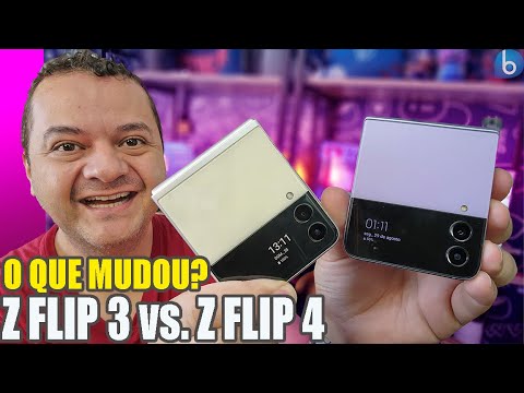 O QUE MUDOU? Galaxy Z FLIP 4 vs Galaxy Z FLIP 3