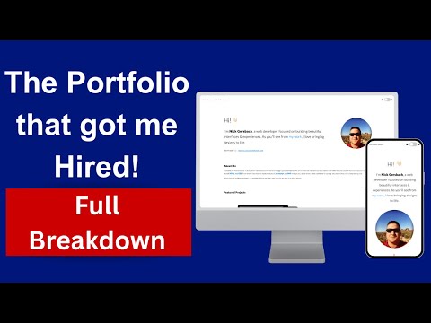 The Web Developer Portfolio That Got Me Hired (Full Breakdown)