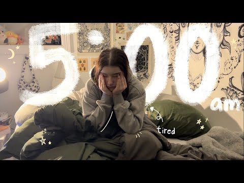 waking up at 5am to see if it's worth it