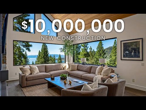 Inside a $10,000,000 BRAND NEW LUXURY Lake Tahoe Home