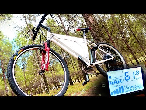BICICLETA ELECTRICA CASERA +60Km/h y 100km ! Montar un Kit de Motor Electrico en tu Bici