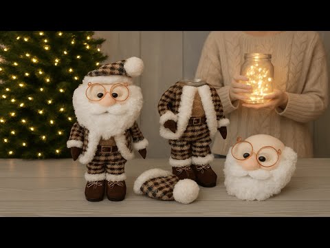 VERY EASY! Everyone Thinks I Bought This From the Store🎅 Make a Giant Santa Claus Full of Surprises