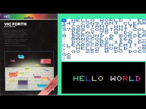 Learn FORTH on the VIC-20