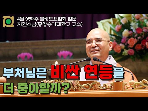부처님은 비싼 연등을 더 좋아할까? ㅣ 자현스님(중앙승가대학교 교수) ㅣ 4월 셋째주 불광토요법회