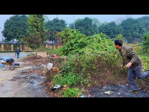 The 3 meter wide sidewalk was buried by countless trash, we did the UNBELIEVABLE