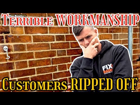 CLIENTS were RIPPED off! Repointing job gone Terribly WRONG! #construction #vlog