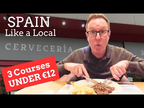 BEST Deal Yet? A 3 Course Meal in SPAIN for LESS Than a Burger!