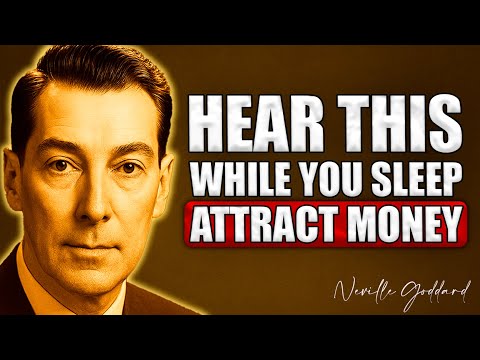 HEAR THIS While You SLEEP and GET READY to ATTRACT MONEY | Neville Goddard