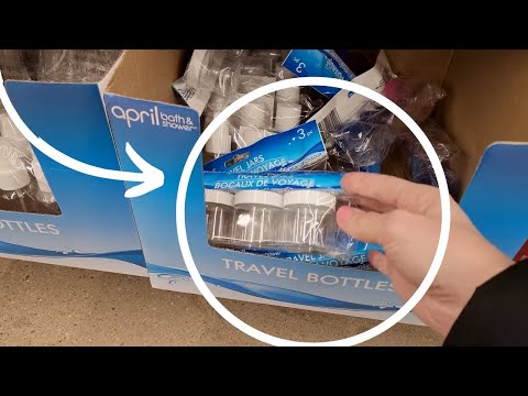 Put Dollar Store travel bottles in your kitchen (BRILLIANT!)