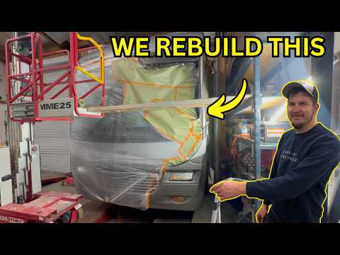 We Rebuild This Wrecked Fleetwood RV That Insurance Has Given Up On