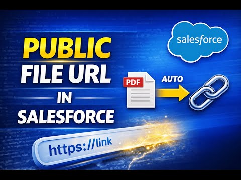 Public File URL in Salesforce | Auto Generate & Store URL on Contact using Apex Trigger