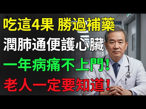 秋季養生祕密公開！這4種「神仙果」堪比補藥，照著吃一年少生病！