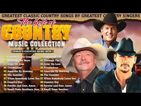 Top 100 Of Most Popular Old Country Songs ✨ Alan Jackson, George Strait, Don Williams, Jim Reeves
