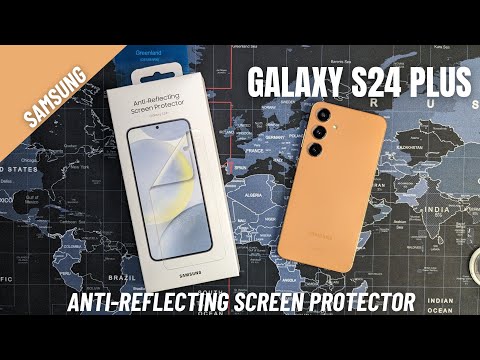 Samsung Anti-Reflecting Screen Protector Galaxy S24 Plus Installation