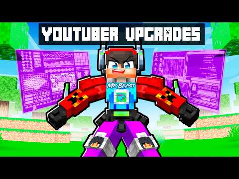Minecraft but there are YouTuber Upgrades